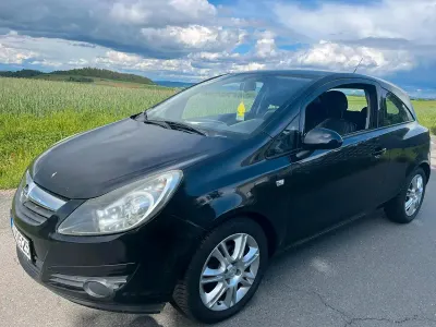 Gebraucht Opel Corsa 75 PS (55 kW) 2008 Schwarz Kleinwagen
