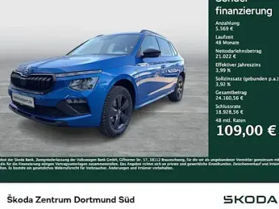 Brugt Skoda Kamiq Tour 150 HK (110 kW) 2025 Blå SUV