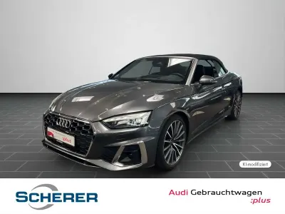 Gebraucht Audi A5 Cabriolet S-Line 204 PS (150 kW) 2023 Daytonagrau perleffekt verdeck Cabrio