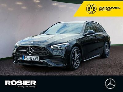 Gebraucht Mercedes C200 AMG 163 PS (119 kW) 2024 Schwarz / obsidianschwarz Kombi