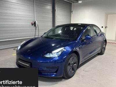Blau Gebraucht 2021 Tesla Model 3 Standard Range Limousine | 24.800 € (Fairer Preis)