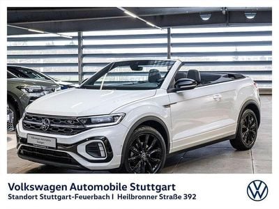 Gebraucht VW T-Roc Cabriolet R-line 150 PS (110 kW) 2023 Pure white schwarz Cabrio