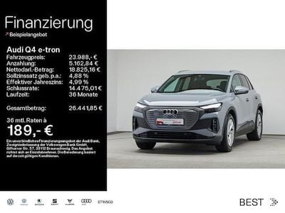 Grau Gebraucht 2022 Audi Q4 e-tron Comfort SUV | 23.888 € (Guter Preis)