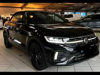Gebraucht VW T-Roc Cabriolet R-line 150 PS (110 kW) 2024 Schwarz Cabrio