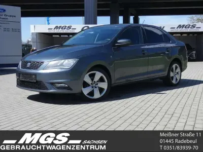 Gebraucht Seat Toledo Style 105 PS (77 kW) 2014 "rodium" grau Kleinwagen