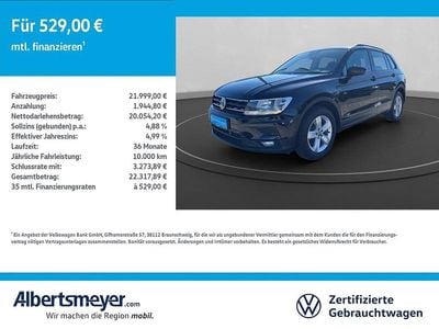 Usata VW Tiguan Trendline 150 CV (110 kW) 2019 Nero SUV