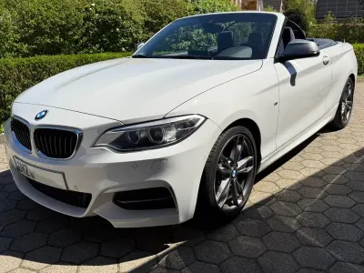 Brugt BMW M235 Shadowline 326 HK (239 kW) 2016 Hvid Cabriolet