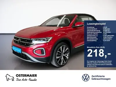 Gebraucht VW T-Roc Cabriolet Style 150 PS (110 kW) 2023 Rot Cabrio