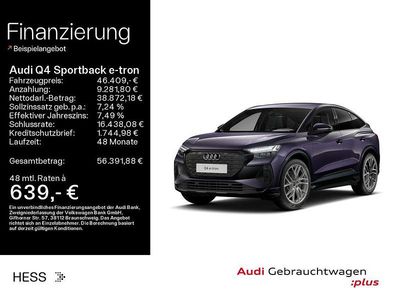 Gebraucht Audi Q4 Sportback e-tron Advanced 210 kW (286 PS) 2025 Violett SUV