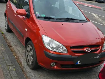 Gebraucht Hyundai Getz 66 PS (48 kW) 2008 Orange Kleinwagen