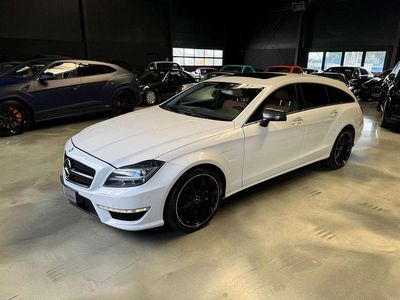 Manufaktur diamantweiss bright Gebraucht 2014 Mercedes CLS63 AMG Exclusive Kombi | 36.900 €