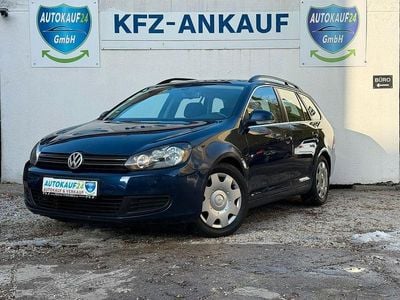 Gebraucht VW Golf VI Comfortline 122 PS (89 kW) 2009 Blau Kleinwagen