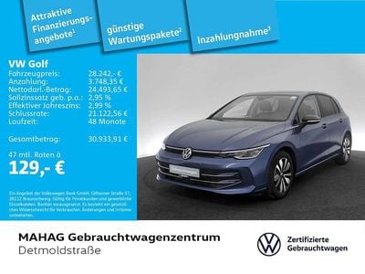 Gebraucht VW Golf VIII Goal 150 PS (110 kW) 2025 Anemonenblau metallic Limousine
