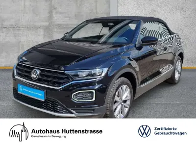 Gebraucht VW T-Roc Cabriolet Style 150 PS (110 kW) 2020 Schwarz Cabrio