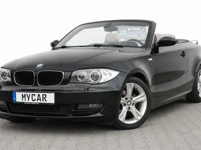 Gebraucht BMW 120 Cabriolet Sport Line 170 PS (125 kW) 2008 Schwarz Cabrio