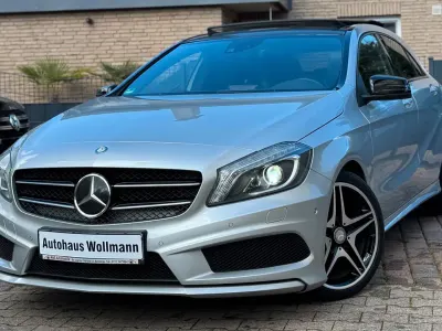 Gebraucht Mercedes A200 AMG line 136 PS (100 kW) 2014 Silber Kleinwagen