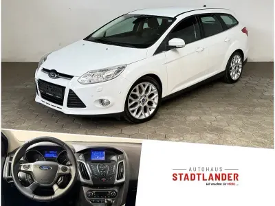 Gebraucht Ford Focus Titanium 125 PS (91 kW) 2012 Weiß Kombi