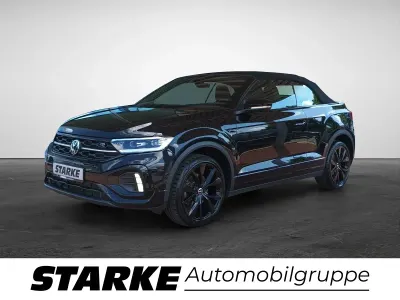 Gebraucht VW T-Roc Cabriolet R-line 150 PS (110 kW) 2022 Petroleum blue metallic Cabrio