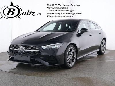 Kosmosschwarz (metallic) Gebraucht 2024 Mercedes CLA200 Shooting Brake AMG Kombi | 33.799 € (Fairer Preis)