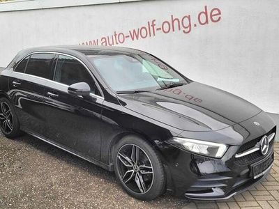 Usata Mercedes A180 AMG line 136 CV (100 kW) 2019 Nero Berlina
