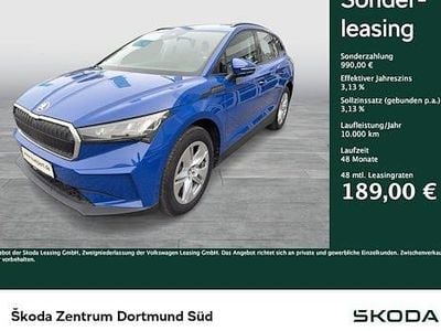 Second-hand Skoda Enyaq iV Loft 250 kW (340 CP) 2023 Albastru SUV