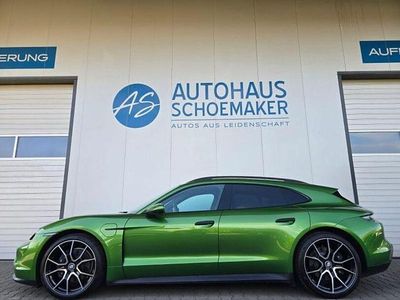 Usado Porsche Taycan Sport Turismo 350 kW (476 HP) 2023 Verde Carrinha