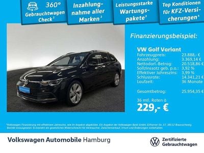 Gebraucht VW Golf VIII Style 150 PS (110 kW) 2022 2t deep black perleffekt Kombi