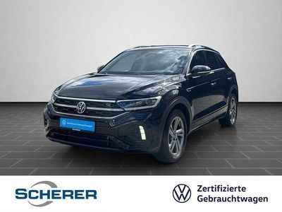 Gebraucht VW T-Roc R-line 110 PS (80 kW) 2023 Deep black perleffekt (metallic) SUV