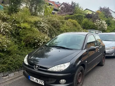 Gebraucht Peugeot 206 88 PS (64 kW) 2006 Schwarz Kleinwagen