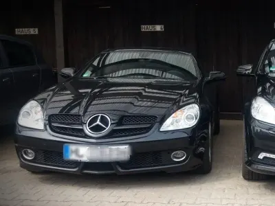 Brugt Mercedes SLK200 184 HK (135 kW) 2008 Sort Cabriolet