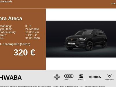Neu Cupra Ateca 150 PS (110 kW) 2026 Schwarz SUV