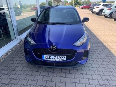 Glass blue Gebraucht 2025 Mazda 2 Exclusive-Line Limousine | 25.804 € (Etwas zu teuer)