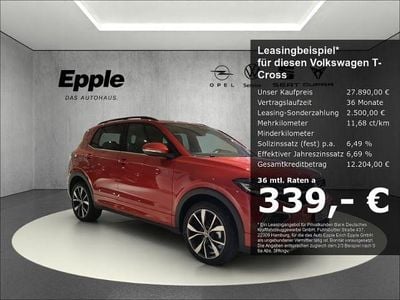 Neu VW T-Cross R-line 116 PS (85 kW) 2025 Rot SUV
