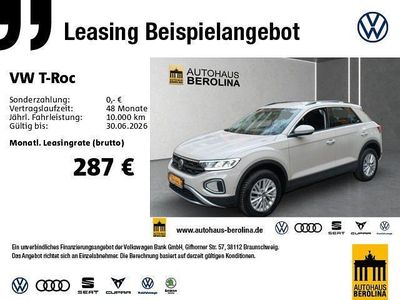 Gebraucht VW T-Roc Life 150 PS (110 kW) 2023 Grau SUV