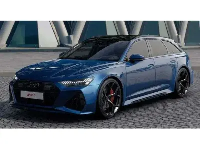 Usata Audi RS6 Performance 630 CV (463 kW) 2025 Blu Station wagon