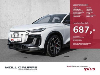 Gebraucht Audi Q6 e-tron S-Line 185 kW (252 PS) 2025 Gletscherweiß metallic SUV
