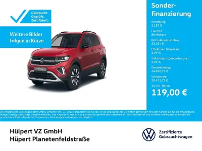 Gebraucht VW T-Cross Goal 150 PS (110 kW) 2025 Rot SUV