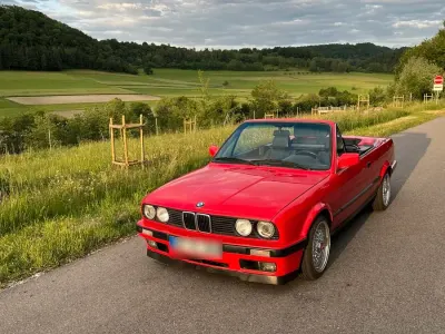 Gebraucht BMW 320 Cabriolet 129 PS (94 kW) 1990 Rot Cabrio