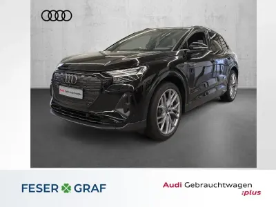 Gebraucht Audi Q4 e-tron S-Line 250 kW (340 PS) 2024 Mythosschwarz metallic SUV