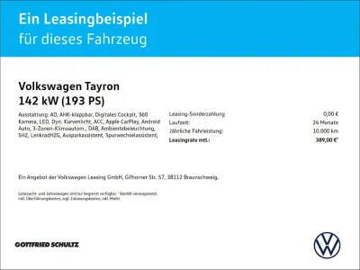 Second-hand VW Tayron 193 CP (141 kW) 2025 Argintiu SUV