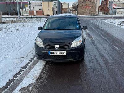 Gebraucht Dacia Sandero 75 PS (55 kW) 2009 Schwarz Kleinwagen