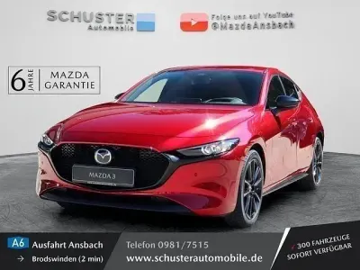 Neu Mazda 3 Homura-Line 140 PS (102 kW) 2025 Soul red crystal m Limousine