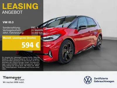Gebraucht VW ID.3 GTX 210 kW (286 PS) 2024 Rot Kleinwagen