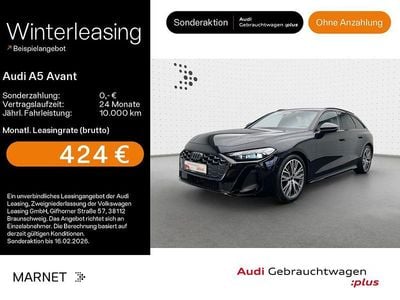 Mythosschwarz metallic Gebraucht 2024 Audi A5 S-Line Kombi | 57.680 € (Fairer Preis)