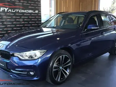 Usata BMW 320 Sport Line 184 CV (135 kW) 2017 Blu Station wagon