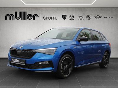 Gebraucht Skoda Scala Monte Carlo 150 PS (110 kW) 2022 Raceblau metallic (metallic) Kleinwagen