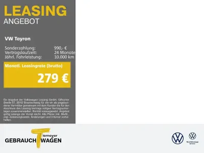 Brugt VW Tayron Life 193 HK (141 kW) 2025 Grå SUV