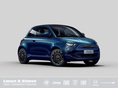 Neu Fiat 500e La Prima 86 kW (118 PS) 2025 Blau Cabrio
