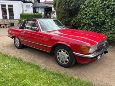 Gebraucht Mercedes SL500 245 PS (180 kW) 1986 Rot Cabrio