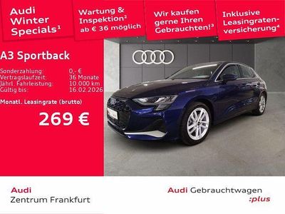Navarrablau metallic Gebraucht 2025 Audi A3 Advanced Plus Limousine | 31.149 € (Superpreis)